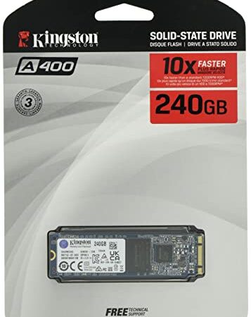 Kingston A400 SSD Unità a stato solido interne M.2 2280 SATA Rev 3.0, 240GB - SA400M8/240G