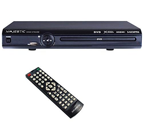 Majestic HDMI-579, Lettore DVD-MPEG 4 con uscita HDMI e ingresso USB, Nero
