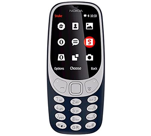 Nokia 3310 - Telefono cellulare, 6,1 cm (2,4"), 2 MP, Bluetooth, 1200 mAh, blu