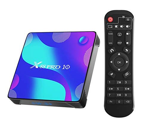 Android TV Box,Turewell Android 11 2GB RAM 16GB ROM RK3318 Quad-Core 64bit Cortex-A53 Support 2.4/5.0GHz dual-band Wifi BT4.0 3D 4K 1080P H.265 10/100M Ethernet HD 2.0 Smart TV BOX