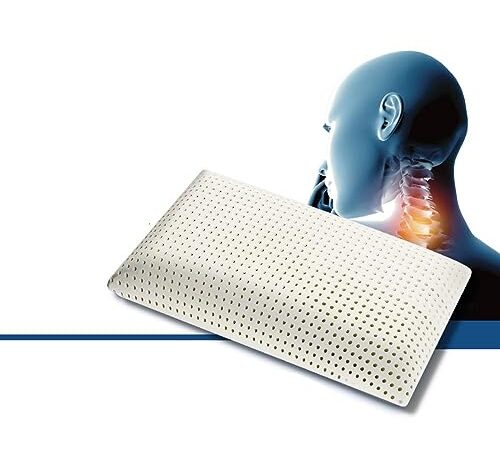 ATHOS HEALTH Tecnologia per la salute e il benessere Guanciale Memory Anatomico Anallergico - Cuscino Inodore Automodellante e Termosensibile Collo h15