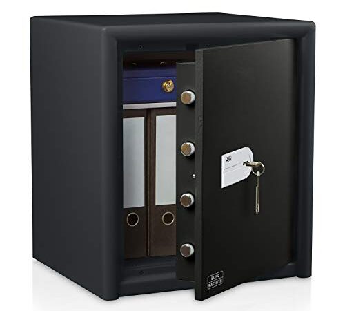 BURG-WÄCHTER Cassaforte combinazione, cassaforte hotel, Combi-Line, livello sicurezza S2, protezione antincendio LFS 30 P, testata VdS, 50 l, 77 kg, CL 440 K, nero