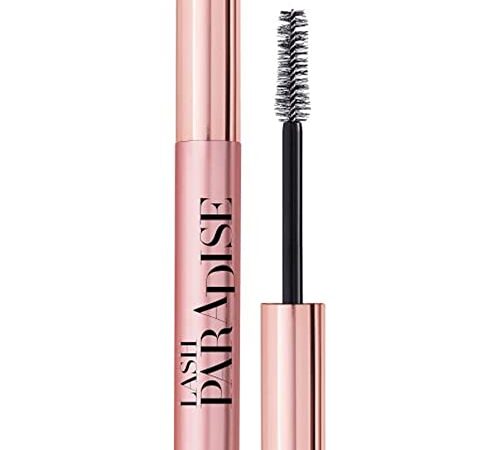 L'Oréal Paris Mascara Volumizzante e Allungante Lash Paradise, Formula Arricchita con Oli e Nutrienti, Intense Black, 6.4 ml