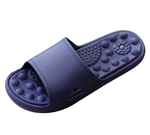 Pantofole Uomo Estive Aperte da Casa, Inblu Pantofole Uomo Impermeabile Scarpe Uomo 46 Estate Spiaggia Fondo Piatto Scarpe Bagno Mare Ciabatte Tinta Unita Infradito Moda e Comfort Ciabatta