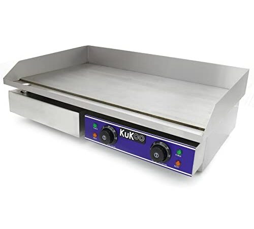 Piastra Elettrica da Cucina in Acciaio Inossidabile Piastra Elettrica Professionale Piastra Bistecchiera Commerciale per Bar e Ristoranti - 70 cm
