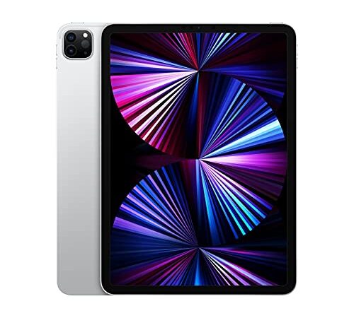 Apple 2021 iPad Pro (11-inch, Wi-Fi, 128GB) - Silver (3rd Generation) (Ricondizionato)