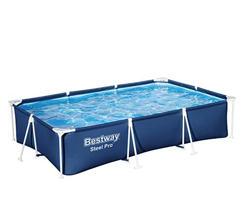 Bestway 56404-5 Piscina Fuori Terra Steel Pro Rettangolare da 300x201x66 cm