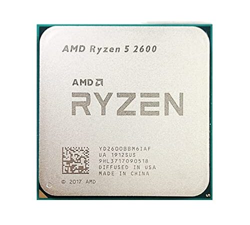 Hegem Processore CPU AMD Ryzen 5 2600 R5 2600 3,4 GHz Six-Core Twelve-Thread 65W YD2600BBM6IAF Presa AM4