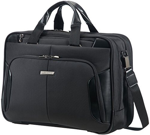 Samsonite XBR - Valigetta 15.6 Pollici Espandibile, 44.5 cm, 24/31.5 L, Nero (Black)