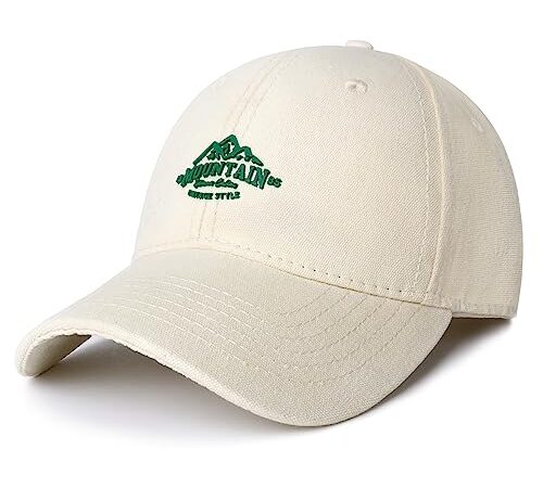 YAKASU Cappello da Baseball con Visiera, Cappello Uomo Berretto in Cotone Traspirante Unisex Regolabile in Stile Sportivo per Estate e Inverno