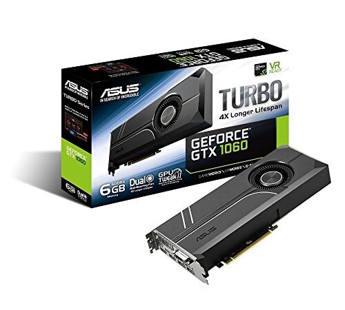 Asus GeForce TURBO-GTX1060-6G Scheda Grafica, 6 GB