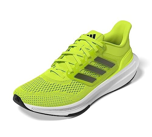 adidas Ultrabounce Shoes, Scarpe da Corsa Uomo, Lucid Lemon Core Black Ftwr White, 43 1/3 EU