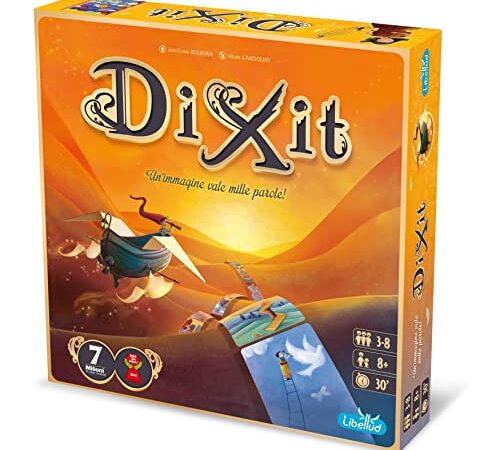 Asmodee - Dixit - Gioco da Tavolo di Immaginazione e Fantasia, 3-8 Giocatori, 8+ Anni, Edizione in Italiano