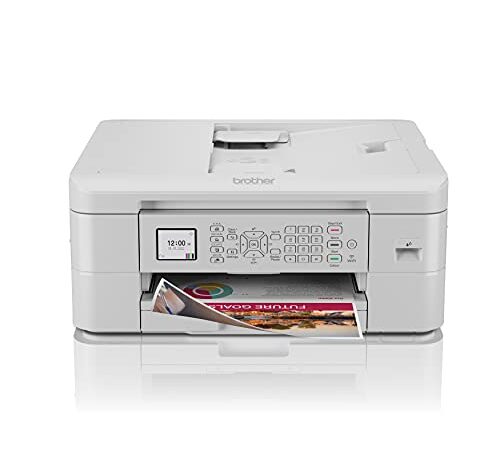 Brother MFCJ1010DW Stampante multifunzione inkjet a colori 4 in 1,Formato A4,Connettività wireless, Stampa fronte-retro automatica,Display LCD a colori 4,5 cm, Bianco