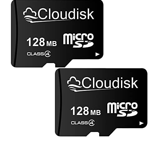 Cloudisk 2Pack Micro SD Card MicroSD Card Scheda di memoria (128MB)