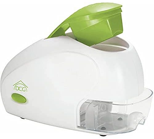 DCG GR1320 Grattugia Elettrica 250W Gratta Formaggi Pane Secco con Vaschetta Estraibile, 250 W, Plastica, Verde