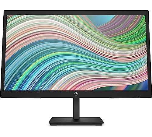 HP V22ve G5 Monitor da 22", FHD, 16:9, Antiriflesso, Pannello VA da 75Hz, Tempo di Risposta 5 ms, Reclinabile, VESA 10x10 cm, AMD FreeSync, 200 Nits, Modalità Low Blue Light, VGA, HDMI 1.4, Nero