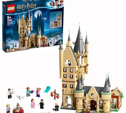 LEGO 75969 Harry Potter Torre di Astronomia di Hogwarts, Set in Esclusiva Amazon con Castello Giocattolo e Minifigure, Giochi per Bambini, Ragazzi e Ragazze