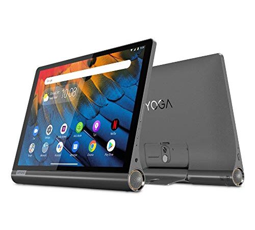 LENOVO YOGA Smart Tab 25, 5 cm (10, 1 pollici Full HD IPS Touch) Tablet PC (Qualcomm Snapdragon 439 Octa Core, 3 GB RAM, 32 GB eMCP, Wi-Fi, Android 9) Nero