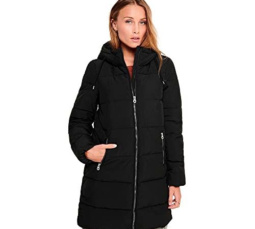 Only Onldolly Long Puffer Coat (CC) Cappotto, Nero (Black), M Donna