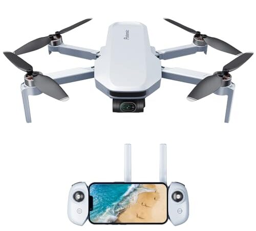 Potensic ATOM 4K GPS Drone con Gimbal a 3 Assi, 6KM Trasmissione Video, ＜249g, Tracciamento Visivo, QuickShots, 32 Min di Volo, 12MP Foto, Velocità Max 16m/s, Pieghevole per Principianti, Adulti