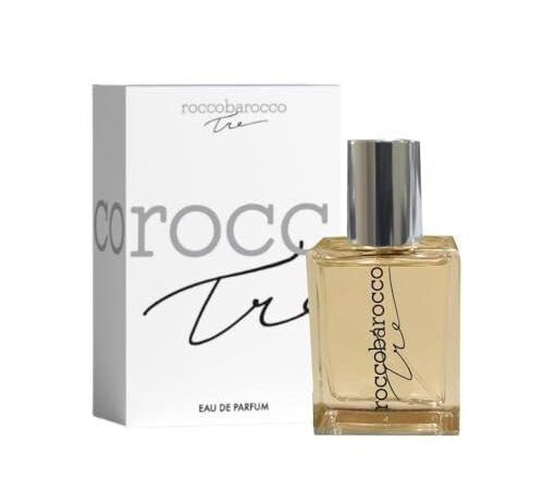 Roccobarocco – Tre Eau De Parfum Da Donna – Profumo Fragranza Ricercata, Preziosa, Di Intensa Raffinatezza Fiorita E Muschiata. Flacone Da 30 Ml