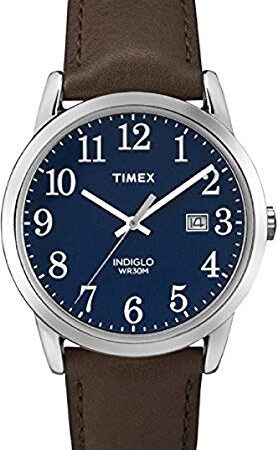 Timex TW2P75900 Orologio al quarzo da uomo, con cinturino in pelle marrone da 38 mm