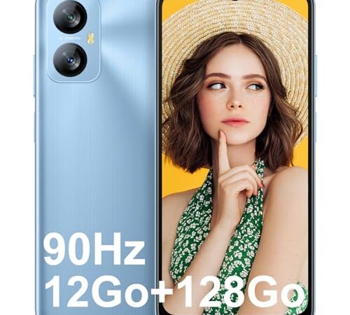 Cellulare Android 13, Blackview A52Pro Smartphone in Offerta con 12GB+128GB,6.52" HD+/90Hz,Octa-Core,5180mAh,13MP+5MP,Cellulare Dual 4G SIM, Fingerprint/Face ID/GPS/Modalità Panorama/3.5mm Jack